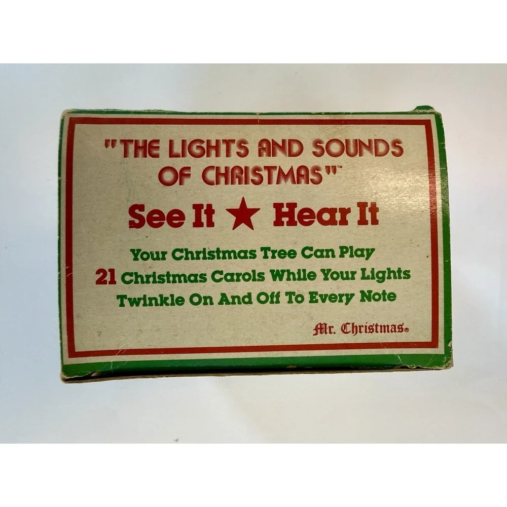 Mr. Christmas Model 120 Red Christmas Light Controller Volume Control Vintage